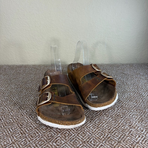 Birkenstock Arizona Big Buckle Sandals sz 40 US 9 Unisex GUC Casual Preppy Comfy - Picture 3 of 10